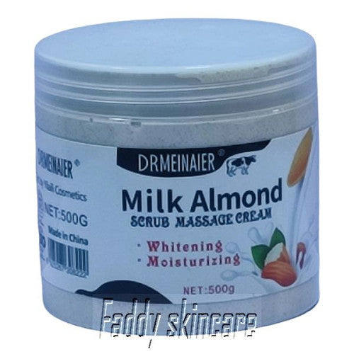 DRMEINAIER Milk Almond Face Scrub